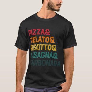 Camiseta Pizza Comida Icónica Italiana Famous Dish Foodie