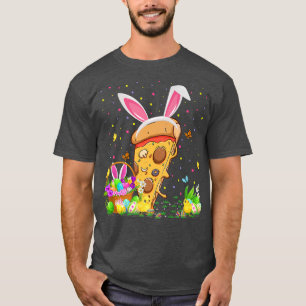 Camiseta Pizza comida rápida Pascua Huevos de Semana Santa
