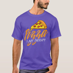Camiseta Pizza Como Terapia Pizza Irónica Haciendo Chef 142