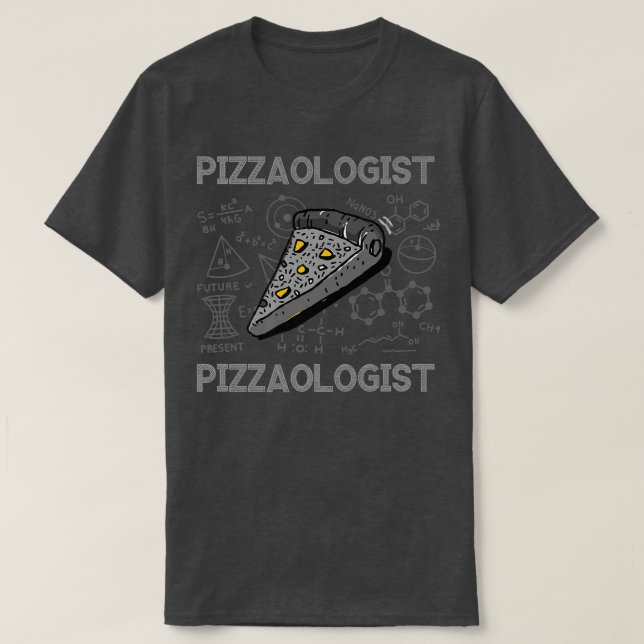 Camiseta Pizza Con Corteza De Queso Y Corteza Para Pizzaólo (Diseño del anverso)