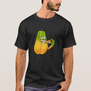 Camiseta Pizza Cute Papaya comiendo pizza zaiolo