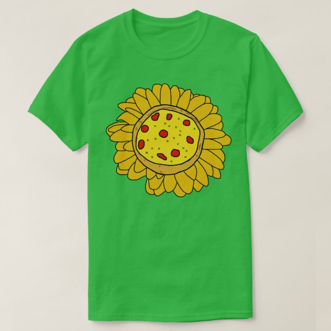 Camiseta Pizza Daisy Flower (Diseño del anverso)