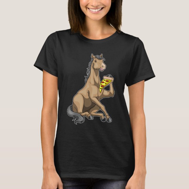 Camiseta Pizza de caballo (Anverso)