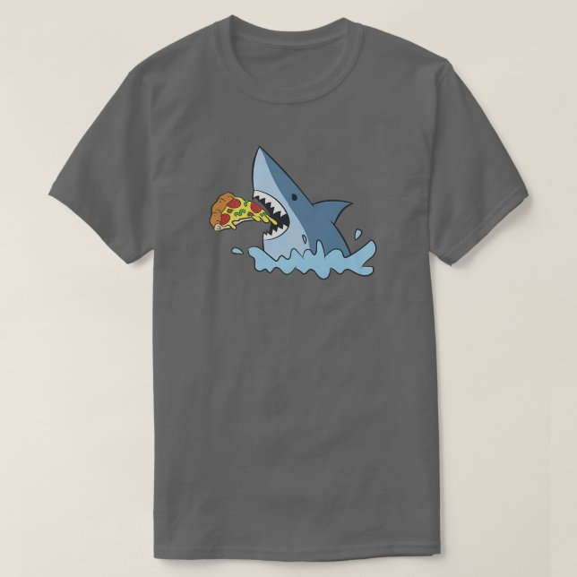 Camiseta Pizza de Comer Tiburón (Diseño del anverso)