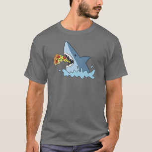 Camiseta Pizza de Comer Tiburón
