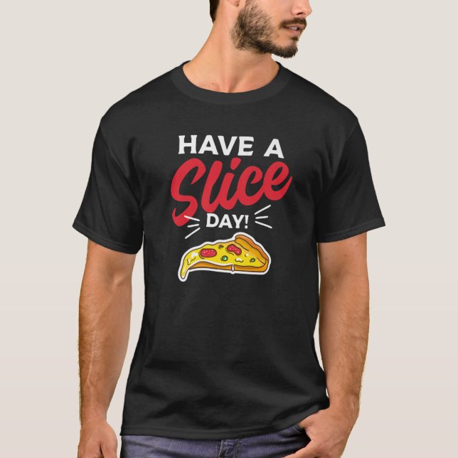 Camiseta Pizza De Comida Italiana De Un Día De Comida (Anverso)
