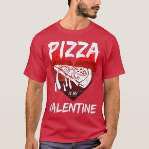 Camiseta Pizza de diseño de Día de San Valentín Guay Slice 