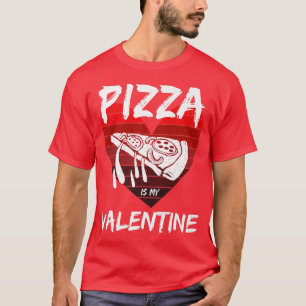 Camiseta Pizza de diseño de Día de San Valentín Guay Slice