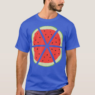 Camiseta Pizza De Fruta De La sandía Para Vegetarianos Y Ve
