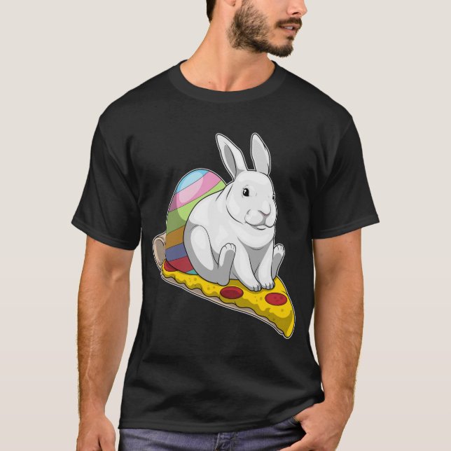 Camiseta Pizza de huevo Bunny Easter Easter (Anverso)