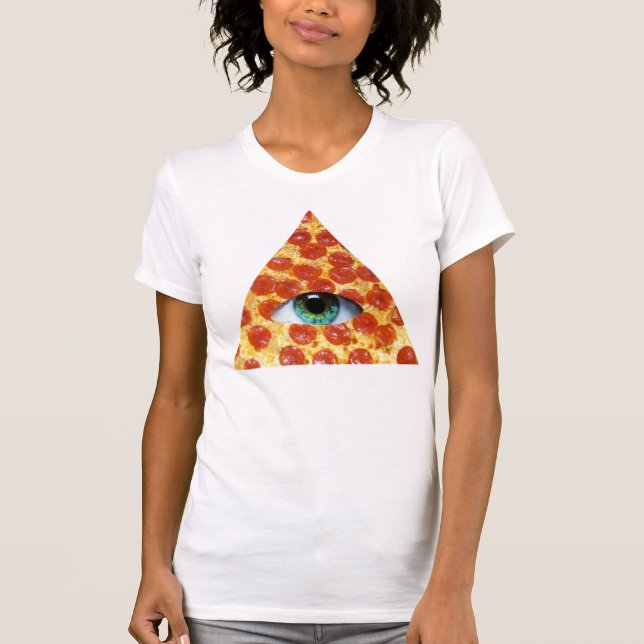 Camiseta Pizza de Illuminati (Anverso)