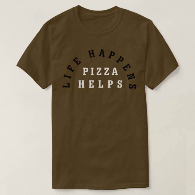Camiseta Pizza de moda ayuda a Motivational5670 (Diseño del anverso)