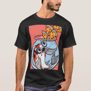 Camiseta Pizza de pez koi