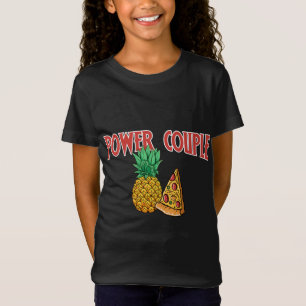 Camiseta Pizza de piña con pareja de poder - Chiste de comi