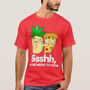 Camiseta Pizza de piña de comida