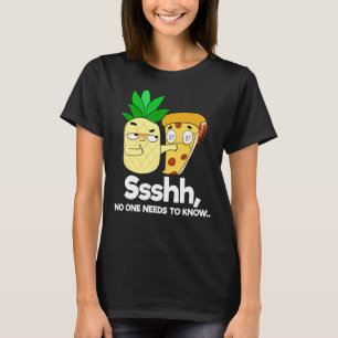 Camiseta Pizza de piña de comida