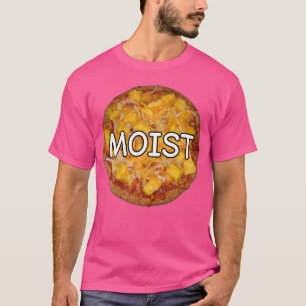 Camiseta Pizza De Piña Moist En Caps Lock Comic Font Funn