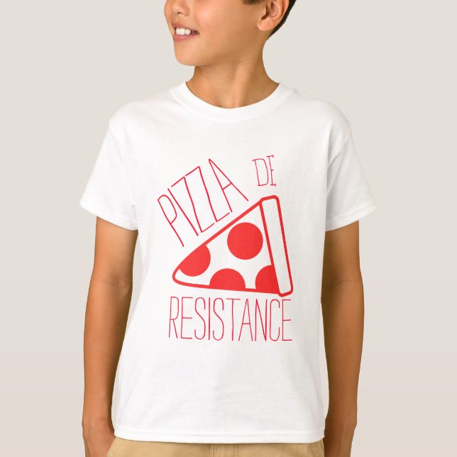 Camiseta Pizza de Resistance (Anverso)