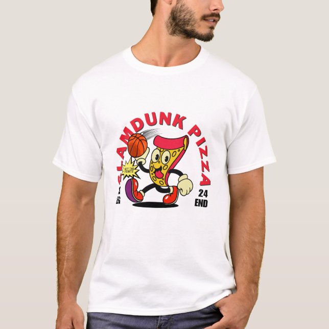 Camiseta Pizza de slam dunk (Anverso)