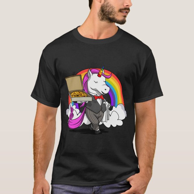 Camiseta Pizza de Unicornio (Anverso)