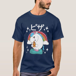 Camiseta pizza de unicornio