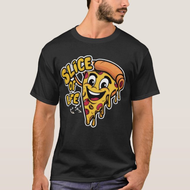 Camiseta Pizza De Vida (Anverso)