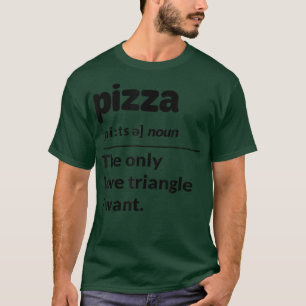 Camiseta Pizza Definición Nueva Comer Pizza Lover Italiano