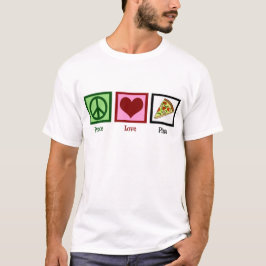 Camiseta Pizza del amor de la paz