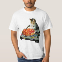 Pizza del gato de DJ del espacio