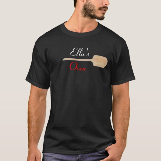 Camiseta Pizza del horno de Ella (Anverso)