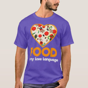 Camiseta Pizza del lenguaje de amor a la comida