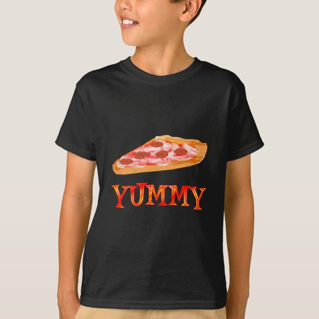 Camiseta Pizza deliciosa (Anverso)