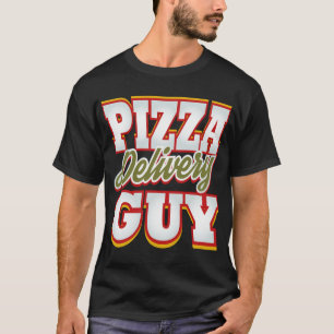 Camiseta Pizza Delivery Guy Funny Hero Fiesta Pizza Man