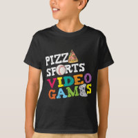 Pizza Deportes Videojuegos Gamer Food Sports L