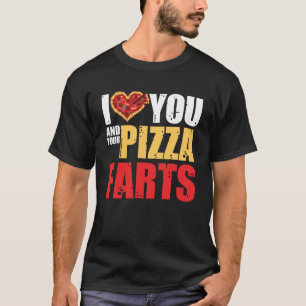Camiseta Pizza Dice Que Te Amo Y Deine Pizza [L Alemán