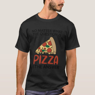 Camiseta Pizza diciendo comida italiana comida rápida