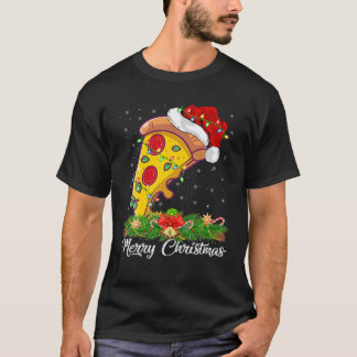 Camiseta Pizza Dish Lover coincidiendo con Santa Hat Pizza
