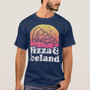 Camiseta Pizza e Islandia 
