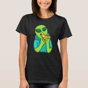 Camiseta Pizza Eating Alien