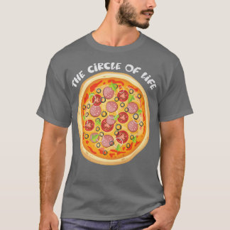 Camiseta Pizza El Círculo De La Vida Pizza Lover Funny Food
