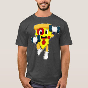 Camiseta Pizza en el gimnasio con campanas