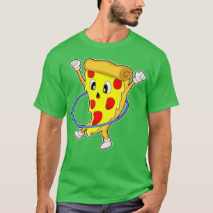 Camiseta Pizza en Fitness con neumáticos Fitness