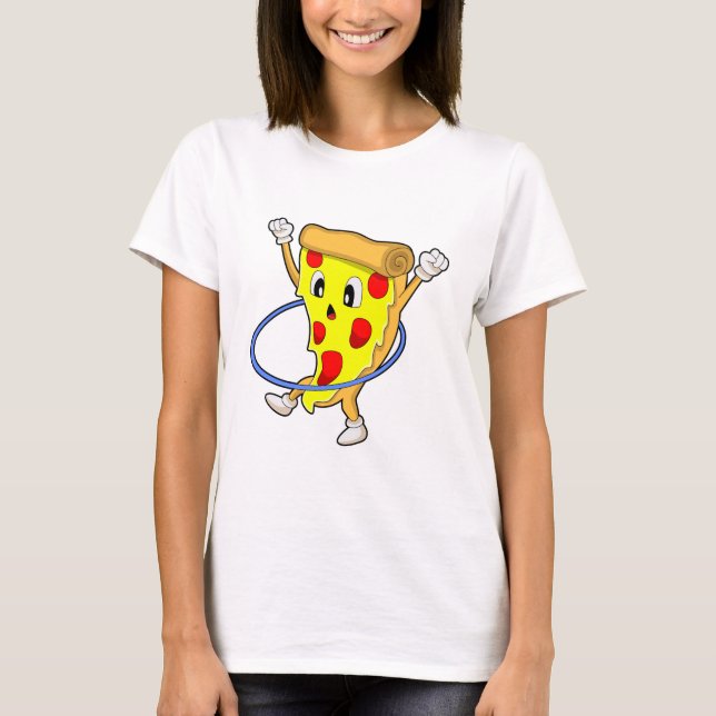 Camiseta Pizza en Fitness con neumáticos Fitness.PNG (Anverso)