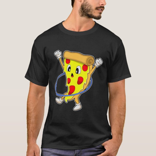 Camiseta Pizza en Fitness con neumáticos Fitness.PNG (Anverso)