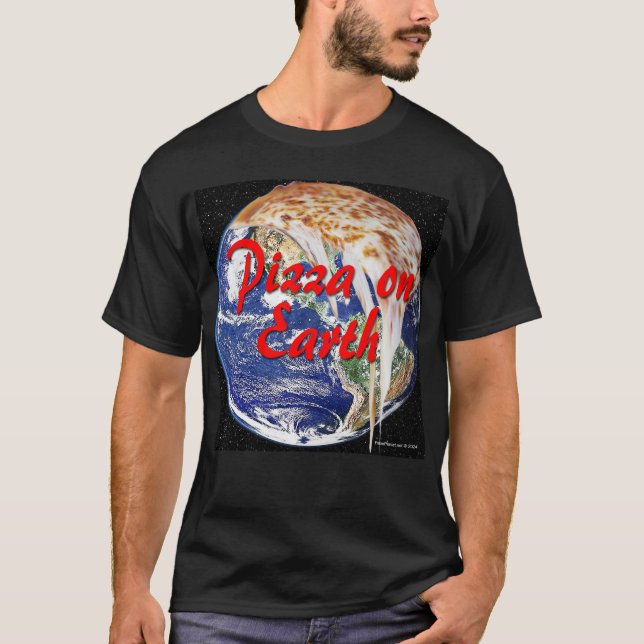 Camiseta Pizza en la Tierra (Anverso)
