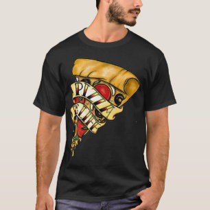Camiseta Pizza Es La Comida De Queso De Vida