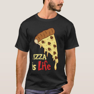 Camiseta Pizza Es La Vida De La Salsa De Tomate Hawaiana Pi