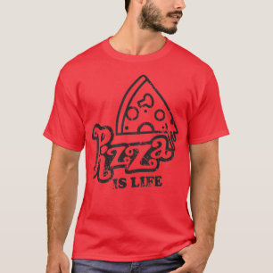 Camiseta Pizza es la vida me encanta la pizza, amante de la