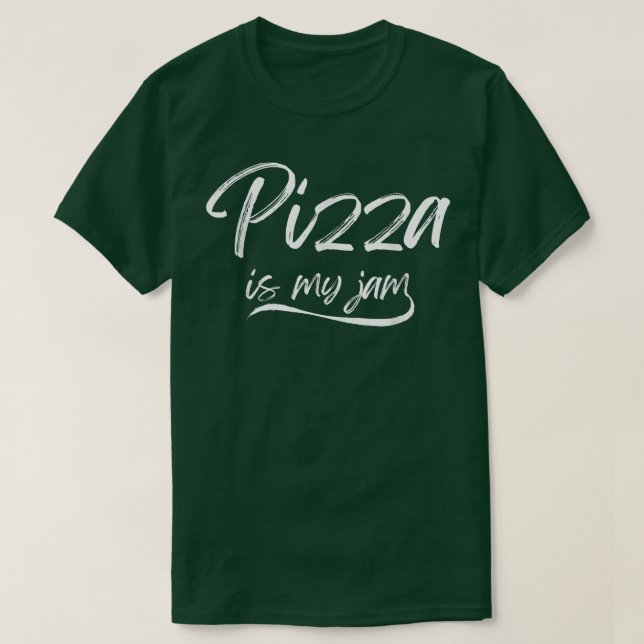 Camiseta Pizza Es Mi Congoja Graciosa Comida Alegre Y Crisp (Diseño del anverso)