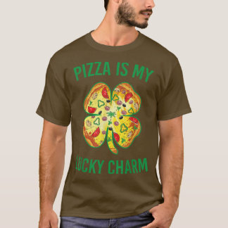 Camiseta Pizza Es Mi Encanto Afortunado Pizza Shamrock St P